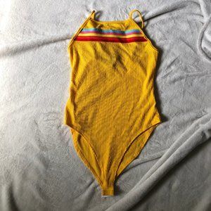 Knit ribbed F21 bodysuit